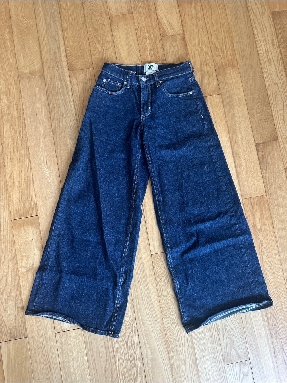 Urban Outfitters BDG Dark Indigo Ultra Wide-Leg Jeans